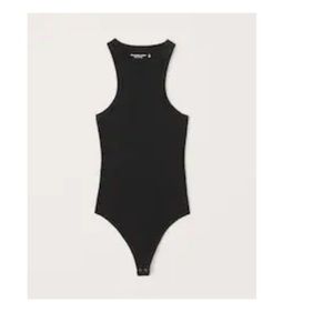 Abercrombie Ribbed Scuba Bodysuit